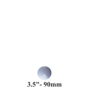 3.5″ Round Silver Cake Boards – Standard