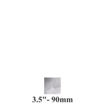 3.5″ Square Silver Cake Boards – Standard