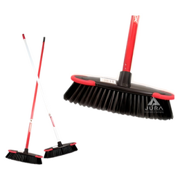 30cm Deluxe Broom With Anti-scuff Wall Protectors