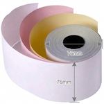 3Ply 76x76mm Register Rolls