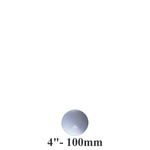 4″ Round Silver Cake Boards – Standard