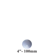 4″ Round Silver Cake Boards – Standard