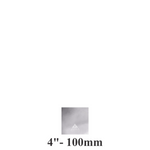 4″ Square Silver Cake Boards – Standard