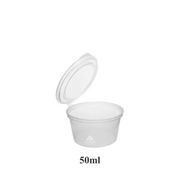 50ml Hinged Lid Sauce Container