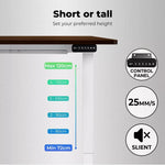 Levede Motorised Standing Desk Adjustable Electric Sit Stand Cable Management