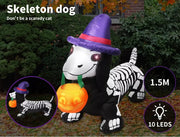 Halloween Inflatable Garden Decorations Party Led Lights Kid Ghost Scary Decor
