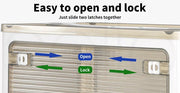 Storage Box Plastic Stackable Container Clothes Wardrobe Organiser 5 Side Open