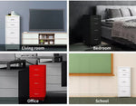 Levede 4 Drawer Office Drawers Cabinet Storage Cabinets Steel Rack Home Shelves