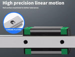 Traderight Linear Guide Rail 2PCS 800MM+ 4PCS HGH20CA Slider Block CNC