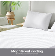 Dreamz Cooling Mattress Protector Fitted Sheet Cover Waterproof Queen King