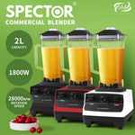 Spector 2L Commercial Smoothie Blender Mixer Food Processor Juicer Black