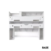 6in1 Wall Mounted Kitchen Rack Towel Holder Foil Roll Organizer Film Dispenser