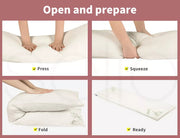 Dreamz Body Pillow Memory Foam Long Full Cushion Sleep Maternity Nursing Support