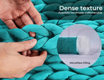 Dreamz Weighted Blanket 3KG 6.5KG 9KG Chunky Bulky Knit Throw Blanket Kids Adult