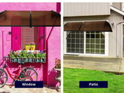 Mountview Window Door Awning Canopy Outdoor Patio Sun Shield Rain Cover 1 X 2.4M
