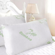 Dreamz 2x Memory Foam Pillow Bamboo Pillow Cushion Hypoallergenic Cover 70x40cm