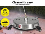 Traderight Pressure Washer Surface Cleaner With 4 Wheels Stainless 27600 kPa