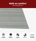 Marlow 20x Carpet Tiles Box Heavy Commercial Retail Office Flooring 50X50cm Blue