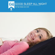 Cool Gel Memory Foam Bed Wedge Pillow Cushion Neck Back Support Sleep with Cover