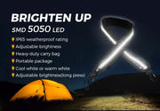 LED Camping Light Strip Flexible 5050 SMD Amber White Caravan Boat Waterproof