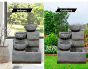 Lambu Solar/Electric Fountain Water Bird Bath Power Pump Indoor Garden Outdoor