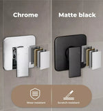 Wall Shower Tap Brass Basin Mixer Bathroom Bath Spa Hot Cold Water Faucet Chrome