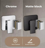 Wall Shower Tap Brass Basin Mixer Bathroom Bath Spa Hot Cold Water Faucet Chrome