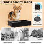 Pawz Elevated Pet Feeder 4 Height Adjustable Dog Stainless Steel Non-Slip Bowl