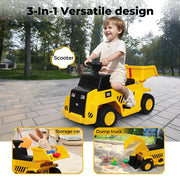 Caterpillar Liscenced Ride On  Dump Truck Pretend Play Toy