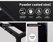Console Table Hallway Side Entry Hall Display Shelf Furniture Desk Storage Metal