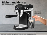 Spector Coffee Machine Espresso Latter Cappuccino Flat White Maker (Black Color)