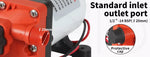 12V Water Pump High Pressure Self-priming Auto Switch Large Flow Caravan Boat