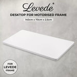 Levede Desktop For Motorised Adjustable Desk Electric Sit Stand Table 140X70CM