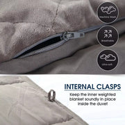 Dreamz 9KG Adults Size Anti Anxiety Weighted Blanket Gravity Blankets Mink