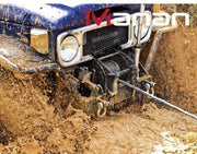 Electric Winch 4500LBS/2041KG 12V Wireless ATV UTV 4WD Boat Recovery Rope Remote