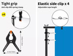 Pro.Studio Backdrop Stand Screen Photo Background Support Stand Kit 2.5x3m