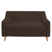 Couch Stretch Sofa Lounge Cover Protector Slipcover 2 Seater Chocolate