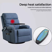 Levede Massage Chair Recliner Chairs Heated Lounge Sofa Armchair 360 Swivel