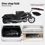 Pawz Pet Stroller Dog Cat Cage Carrier Travel Pushchair Foldable Pram 3 Wheels