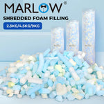Marlow Shredded Memory Foam Filling Stuffing Bean Bag Cushion  Bed Filler 9 kg