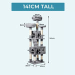 Pawz Cat Tree Wooden Scratching Post Scratcher Condo House Tower Toys 67-168cm