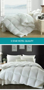 Dreamz Quilts Bamboo/Goose Duck Down/Microfibre Quilt Doona Duvet All Season.