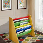 Levede Kids Bookshelf Bookcase Magazine Rack Wooden Organiser Shelf Children