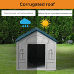 Pawz Dog Cage Kennel Awning House Cabin Weatherproof Plastic Collapsible XL
