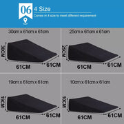 2x Cool Gel Memory Foam Bed Wedge Pillow Cushion Neck Back Support Sleep Cover