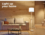 Emitto LED Tripod Floor Lamp Modern Wooden Room Reading Light Adjustable Night