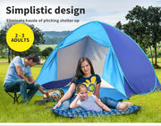 Mountview Pop Up Tent Beach  Camping Tents 2-3 Person Hiking Portable Shelter
