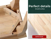 Levede 1XDining Chairs Bench Chair Seat Wooden Kitchen Outdoor Garden Patio