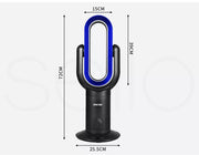 Spector Bladeless Fan Cooler Heater 2 In 1 Air Cool Sleep Timer Remote Control