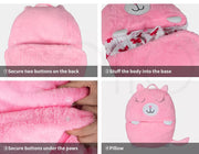 Mountview Sleeping Bag Child Pillow Stuffed Toy Kids Bags Gift Toy Cat 135cm S